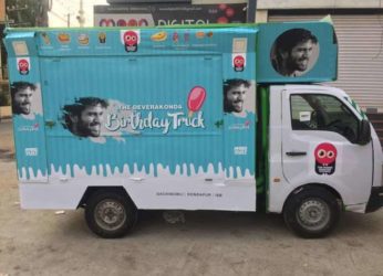 Vijay Deverakonda throws an ice cream party to Hyderabad on his birthday