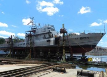 Maldivian Coast Guard Ship (MCGS) Huravee completes refit in Visakhapatnam