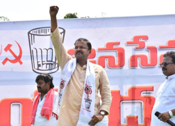 Janasena Party’s VV Lakshmi Narayana initiates beach clean up drive in Vizag