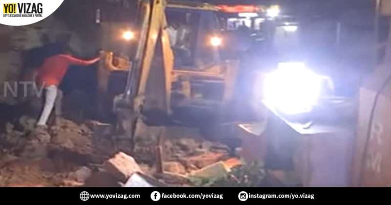 Wall collapse at under construction site in Visakhapatnam kills two people