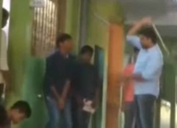 Criminal case against Vizag school Principal for brutally thrashing students