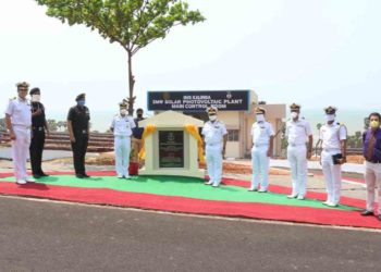 2 MW solar power plant inaugurated at INS Kalinga in Visakhapatnam