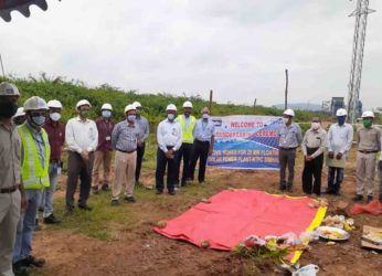 Foundation stone laid for 25 MV Floating Solar Power Project at NTPC Vizag