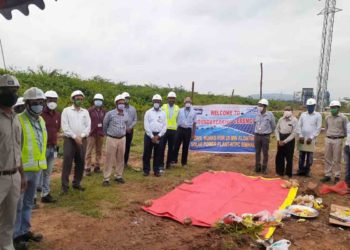 Foundation stone laid for 25 MV Floating Solar Power Project at NTPC Vizag