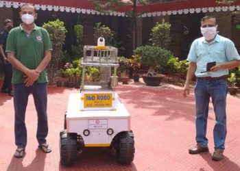 Diesel Loco Shed Visakhapatnam develops Med ROBO to assist hospital staff