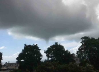 Watch: Waterspout witnessed in Visakhapatnam, leaves locals amused