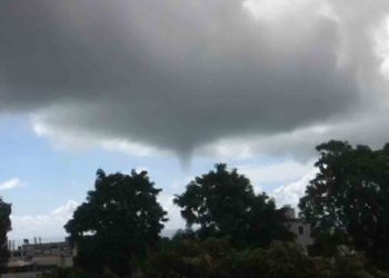 Watch: Waterspout witnessed in Visakhapatnam, leaves locals amused