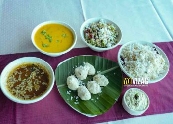 Dishes from the Sattvik Food Festival in Vizag, Visakhapatnam