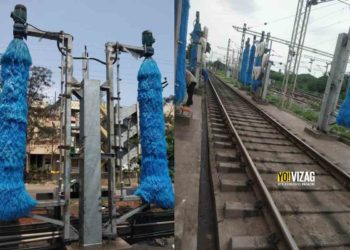 See Pics: Automatic Coach Washing Plant set up in Visakhapatnam