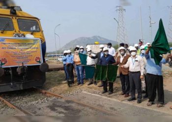 Waltair Division transports first fly ash rake from NTPC Vizag