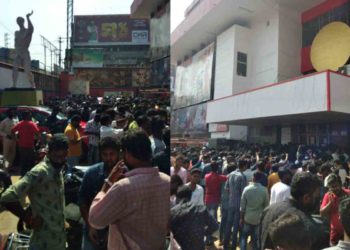 Watch: Fans turn up in large numbers as Krack hits theatres in Vizag