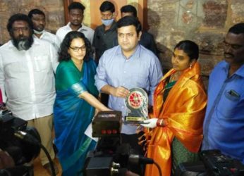 PMAY beneficiary from Vizag conferred with best house construction award