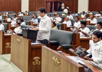 AP Finance Minister reads the State Budget 2021-22 at Assembly session