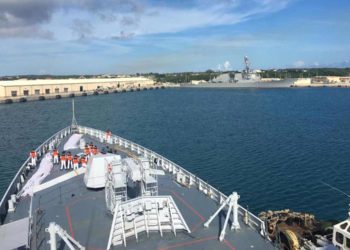 Eastern Naval Command ships INS Shivalik and Kadmatt reach Guam