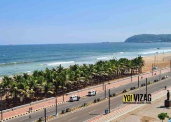 Driving on beach Road vizag