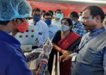 Visakhapatnam railway station inspected by a Railway Board committee