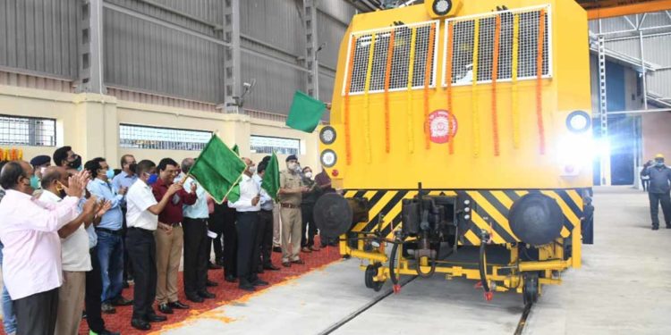 Waltair Railway Division gets a new UNIMAT machine in Visakhapatnam