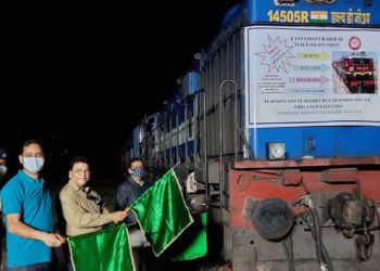 First onion special train departs from Visakhapatnam