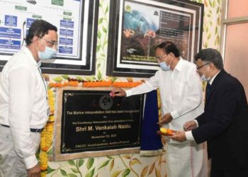 Vice President Venkaiah Naidu inaugurates Marine Interpretation Unit in Vizag