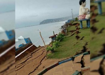 In Pics: Cyclone Jawad wreaks havoc at RK Beach in Vizag