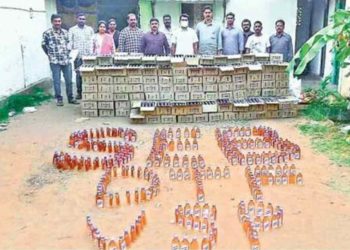 Interstate illicit liquor racket busted in Visakhapatnam by SEB officials