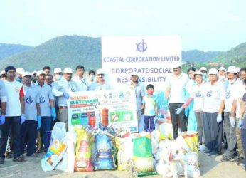 170 bags of waste collected at Vizag beach clean-up drive in Sagar Nagar