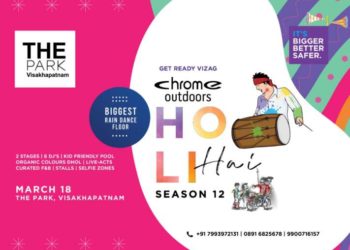 Chrome Outdoors Holi Hai Season 12 to enthrall the party lovers in Vizag