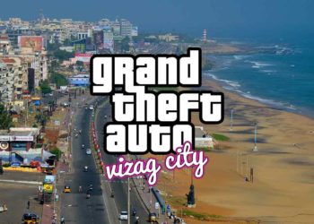 What if the popular video game GTA Vice City was set in Vizag City?