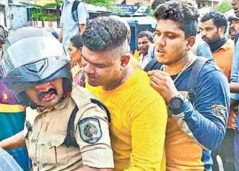 CRPF constable arrested for attacking public in RTC bus in Vizag