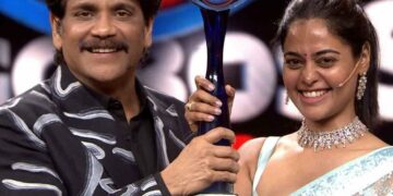 Bigg Boss Telugu Non-Stop: Bindu Madhavi lifts the Non-Stop season trophy