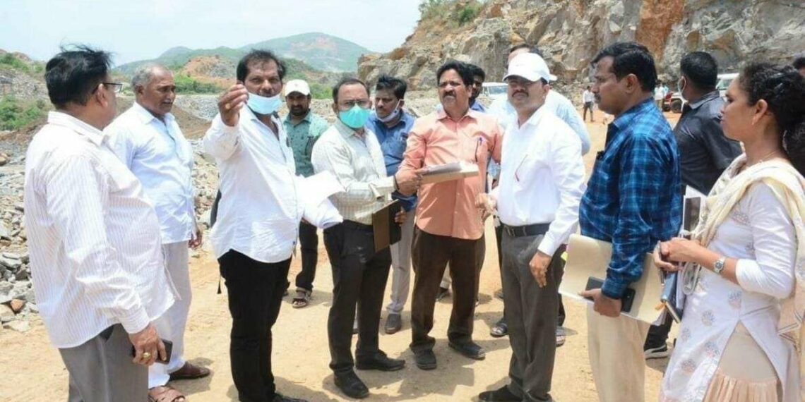 Visakhapatnam Collector inspects Rushikonda Hill as per NGT orders