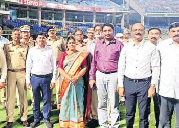 Arrangements for IND vs SA T20 cricket match in full swing in Vizag