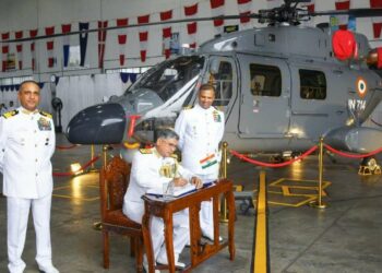 Indian Navy commissions first ever ALH MK III Squadron INAS 324 in Visakhapatnam