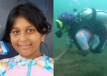 Debopriya Saha- the Vizag girl who became the youngest certified scuba diver in the world