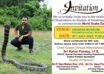 Conservation over killing, says EGWS founder from Vizag on the eve of World Snake Day