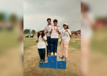 4 rifle shooters from Vizag bite the gold at National Crossbow Shooting Championship