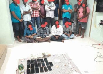 High-staked gambling racket busted in Visakhapatnam, 16 arrested