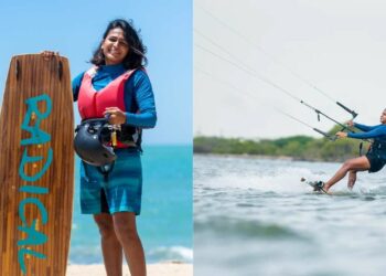 Braving the waves of India, kite surfer Avishma aims big for Vizag