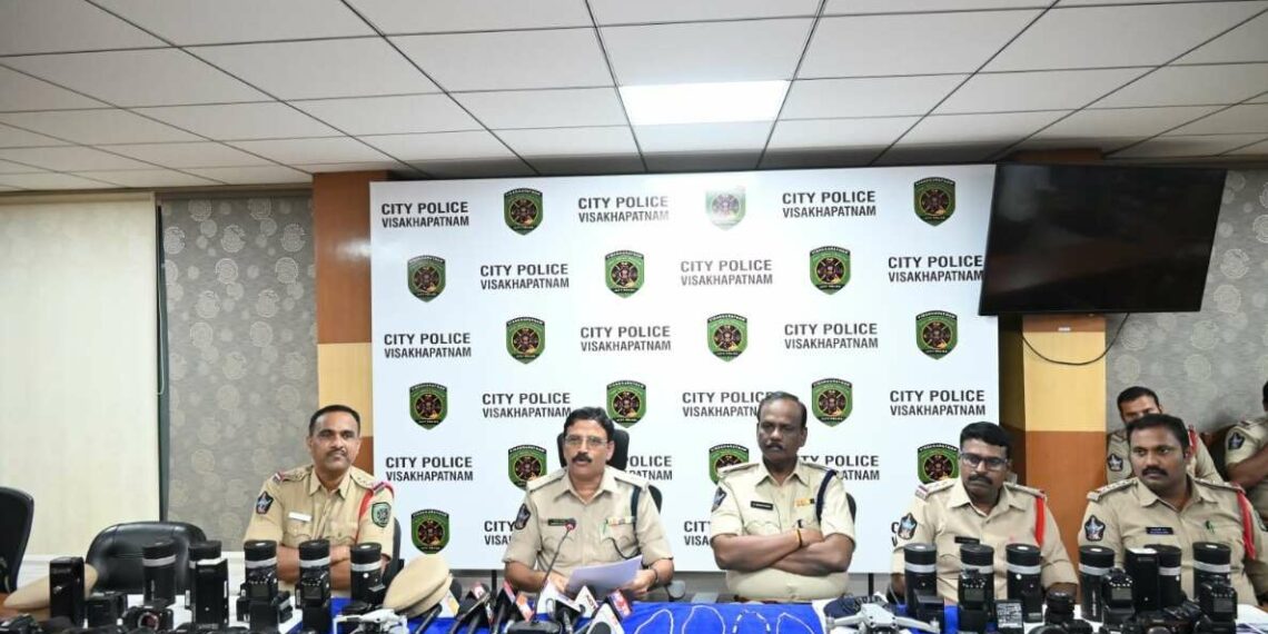 Vizag City Police get to the bottom of multiple robbery cases in the city  