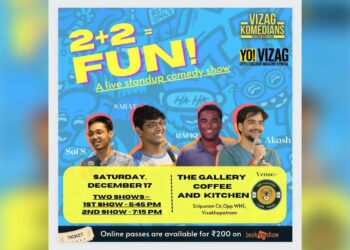 Stand-Up Comedy Show: Join the Vizag Komedians this weekend as they decode 2+2 = Fun