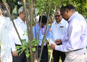 130 plant species geotagged on GITAM Visakhapatnam campus