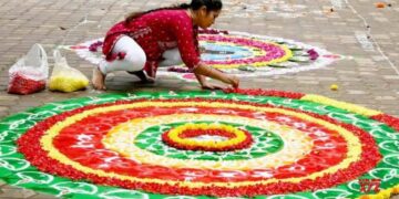 Try these simple Sankranti rangoli designs for a colourful festive season