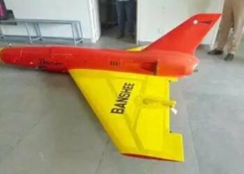 Fisherman traps 10 feet Banshee drone in net mid sea in Srikakulam