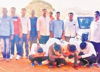 Visakhapatnam: Four smugglers arrested with 55 kilos of ganja