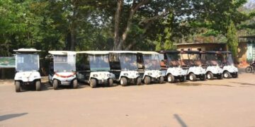 Zero carbon battery-operated vehicles flagged-off at Vizag Zoo