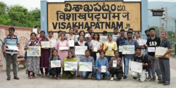 Vizag Sketchers: Capturing urban landscape on canvas