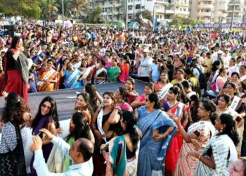 Vibrant colours and high spirits mark Handloom Saree Walk in Vizag