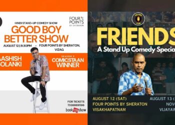 Two stand-up comedy shows by renowned comics in Vizag this weekend