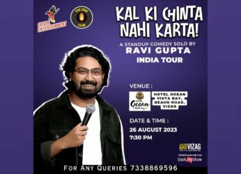 Renowned artist Ravi Gupta to tickle Vizag with a stand up comedy show this weekend