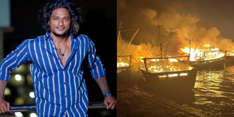 YouTuber suspected to be behind fire accident in Visakhapatnam Fishing Harbour